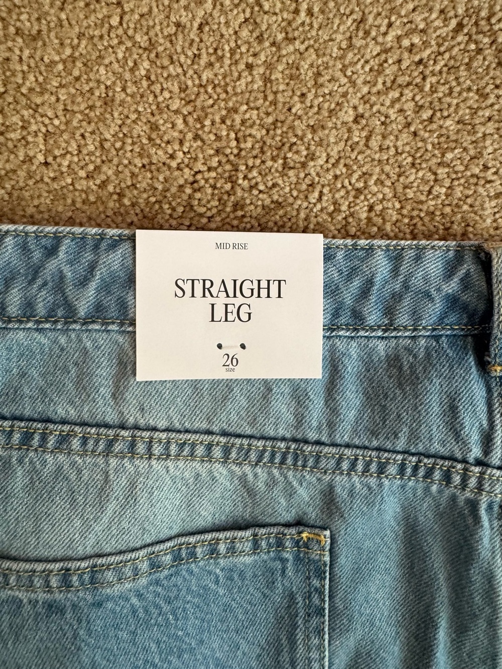 NWT Future Collective Straight Leg Jeans